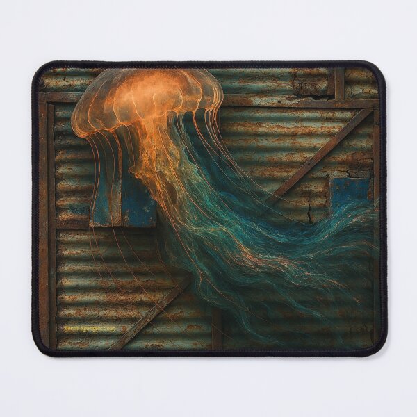 Item preview, Letterbox Morphing Into A Jellyfish on a Lincolnshire Backroad  designed and sold by chipshopchippy.