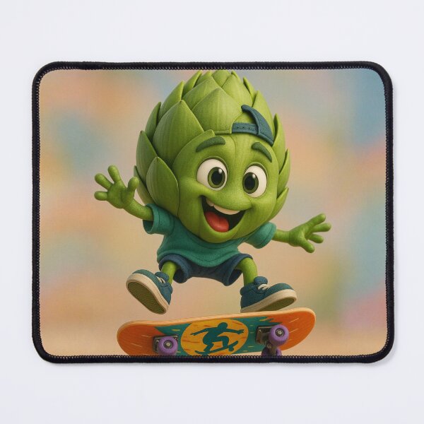 Item preview, Skater Artichoke designed and sold by Sillytoe.