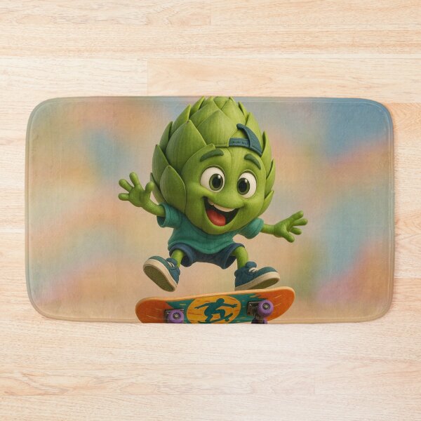Item preview, Skater Artichoke designed and sold by Sillytoe.
