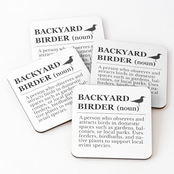 Item preview, Backyard Birder Definition - Garden Birdwatching designed and sold by HandicraftArt.