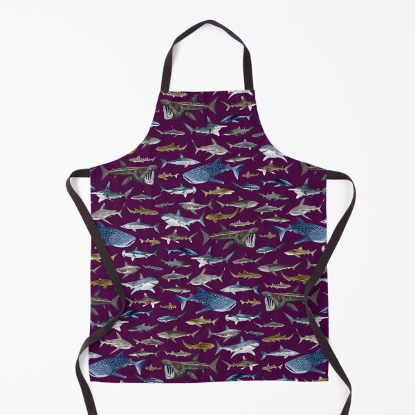 Item preview, SHARKS poster with names 2025-purple designed and sold by BEATRIZ ABAITUA.
