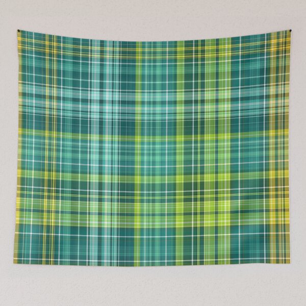 Item preview, Gold Fern Plaid Seamless Repeat designed and sold by Sharon Schwalbe.