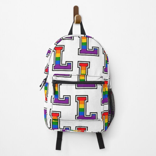 Item preview, Varsity Gay Pride Letter L designed and sold by JETSETPRIDE.