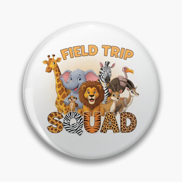 Item preview, Field Trip Squad – Funny Safari Animal Cartoon Design designed and sold by SoftStyleStudio ⭐⭐⭐.