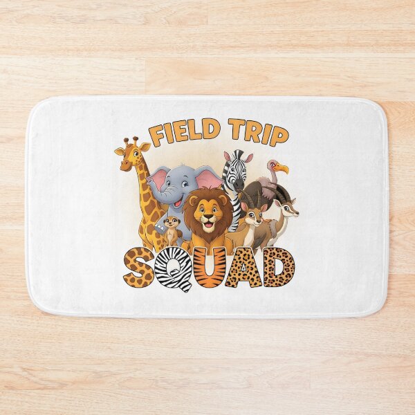 Item preview, Field Trip Squad – Funny Safari Animal Cartoon Design designed and sold by SoftStyleStudio ⭐⭐⭐.