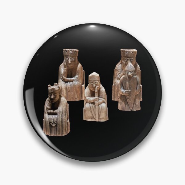 Item preview, Lewis Chessmen - 12th Century Chess Pieces Shapes Mania designed and sold by Shapes-Mania.