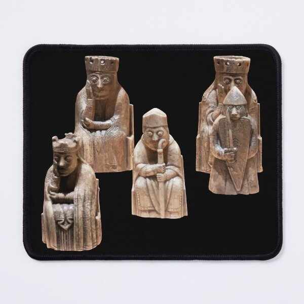 Item preview, Lewis Chessmen - 12th Century Chess Pieces Shapes Mania designed and sold by Shapes-Mania.