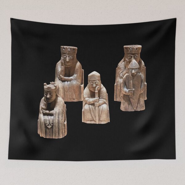 Item preview, Lewis Chessmen - 12th Century Chess Pieces Shapes Mania designed and sold by Shapes-Mania.