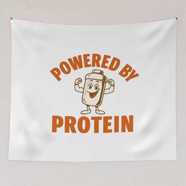 Item preview, Powered by Protein designed and sold by Room303Ltd.