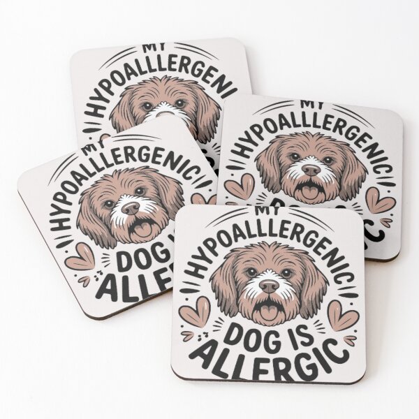 Item preview, My Hypoallergenic Dog is Allergic designed and sold by GreenKaiju.