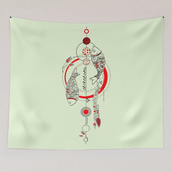 Item preview, Sacred Geometry Fish designed and sold by Way-Of-Art.