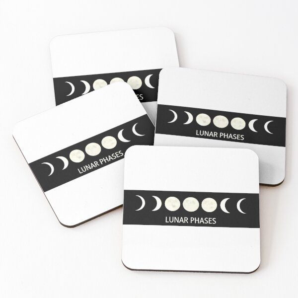 Item preview, Lunar Phases | Minimal Moon Cycle Design designed and sold by EnR-designs.