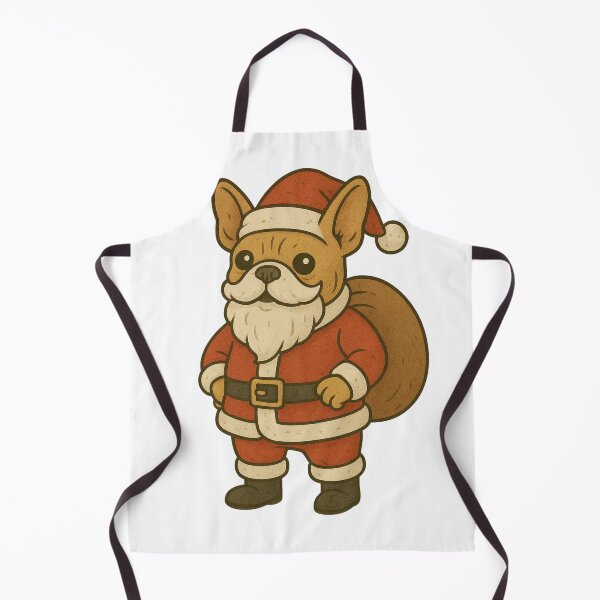 Item preview, French Bulldog Santa designed and sold by Room303Ltd.