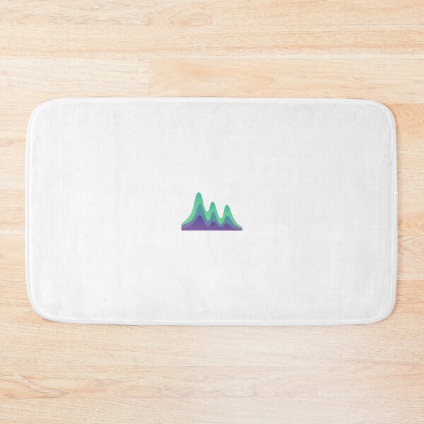 Item preview, Aurora Wave Mountains Illustration designed and sold by Le Grand Requin.