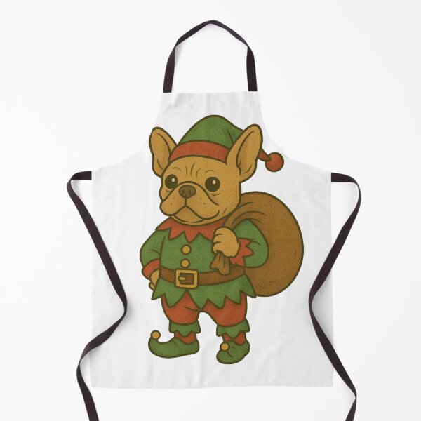 Item preview, French Bulldog Elf designed and sold by Room303Ltd.