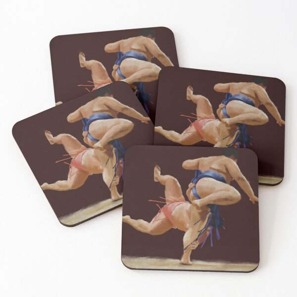 Item preview, Sumo wrestlers fighting  designed and sold by thehat24.