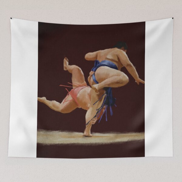Item preview, Sumo wrestlers fighting  designed and sold by thehat24.