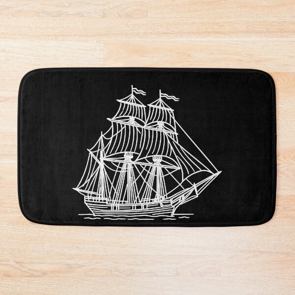 Item preview, Majestic Brigantine Old Vessel Nautical Retro 1 Shapes Mania designed and sold by Shapes-Mania.