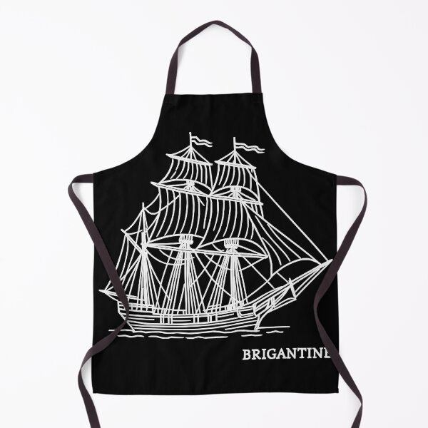 Item preview, Majestic Brigantine Old Vessel Nautical Retro 1 Shapes Mania designed and sold by Shapes-Mania.