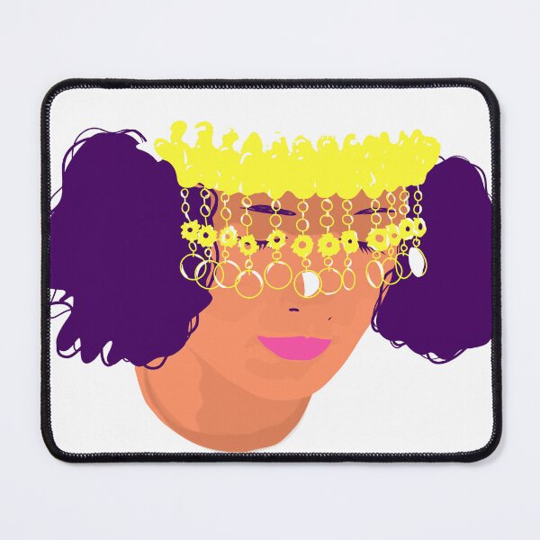 Item preview, Golden Thoughts – Abstract Portrait Art designed and sold by VectOstyle.