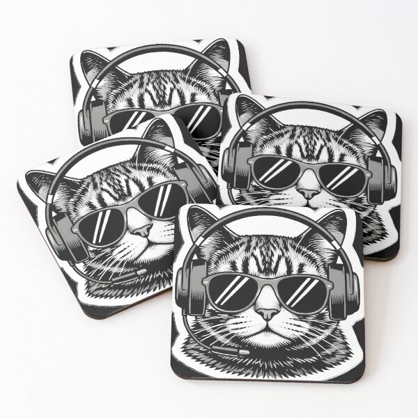 Item preview, Epic DJ Cat designed and sold by Melody-Merch.