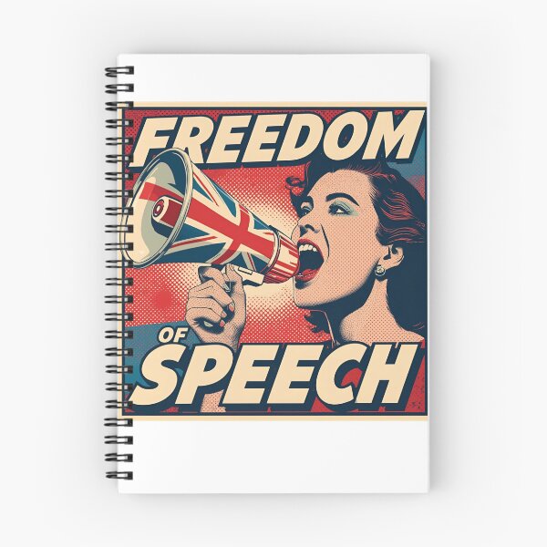 Item preview, Freedom of Speech – British Pop Art Poster designed and sold by Boski22.