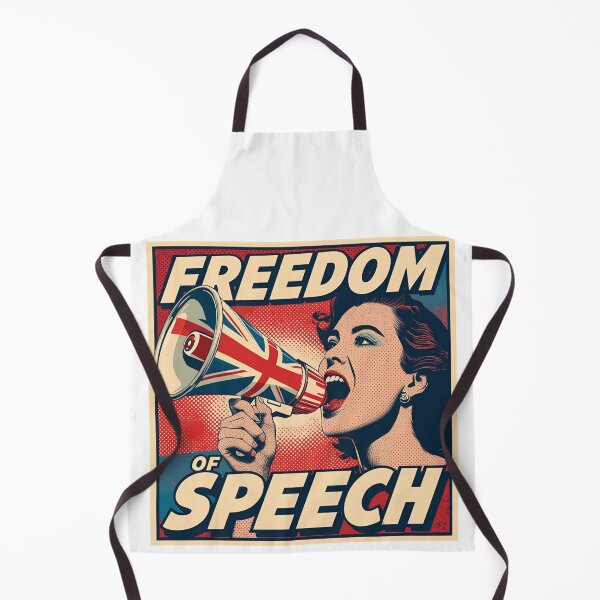 Item preview, Freedom of Speech – British Pop Art Poster designed and sold by Boski22.