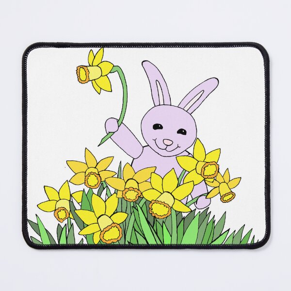 Item preview, Daffodil Bunny Welcoming the Spring designed and sold by JoyousArt4u.