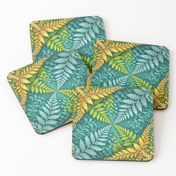 Item preview, Gold Fern Background designed and sold by Sharon Schwalbe.
