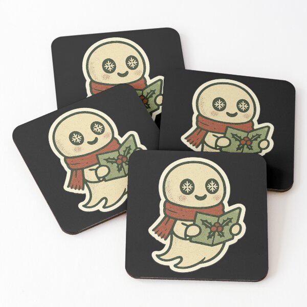 Item preview, Retro Christmas Horror Characters – Ghost Caroler – Vintage • Spooky Cute designed and sold by JacobKAurumhead.