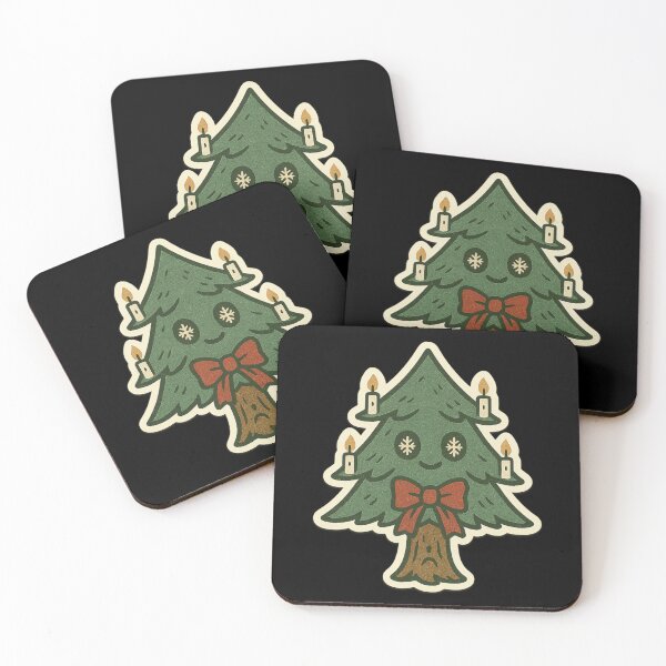 Item preview, Retro Christmas Horror Characters – Haunted Christmas Tree – Vintage • Spooky Cute designed and sold by JacobKAurumhead.