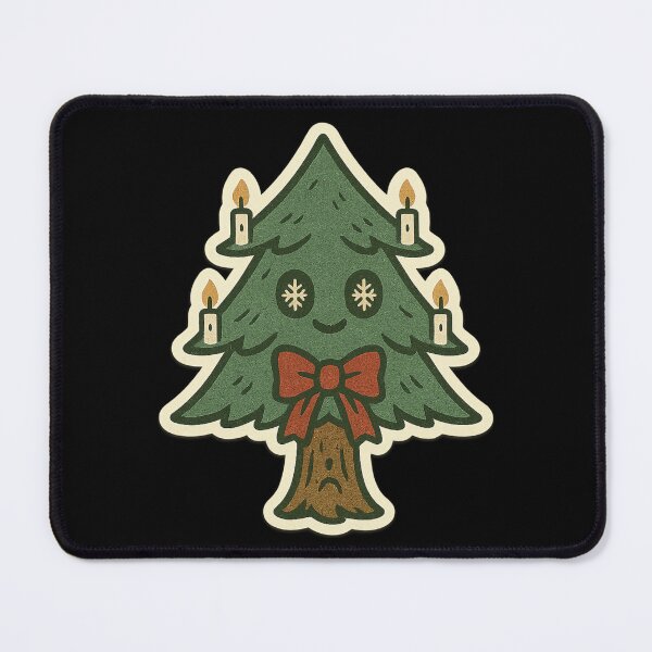 Item preview, Retro Christmas Horror Characters – Haunted Christmas Tree – Vintage • Spooky Cute designed and sold by JacobKAurumhead.