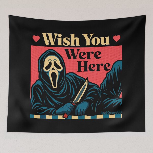 Item preview, Wish You Were Here Horror Tee designed and sold by JackDraws88.