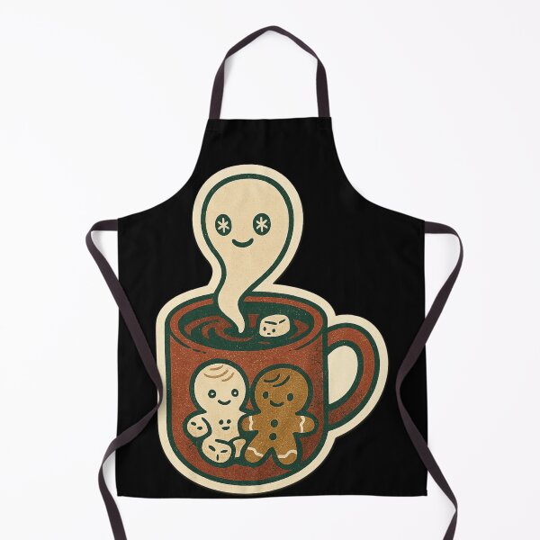 Item preview, Retro Christmas Horror Characters – Hot Cocoa Ghost Cup – Vintage • Spooky Cute designed and sold by JacobKAurumhead.