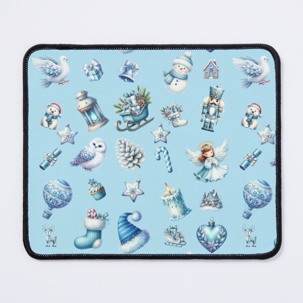 Item preview, Festive Angel & Snowman Celebration designed and sold by TheAchyArtist.