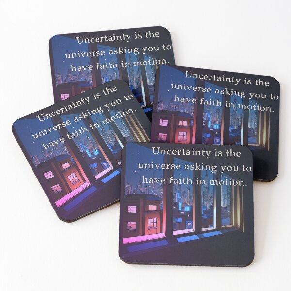 Item preview, Uncertainty is the universe asking you to have faith in motion. designed and sold by vagar.