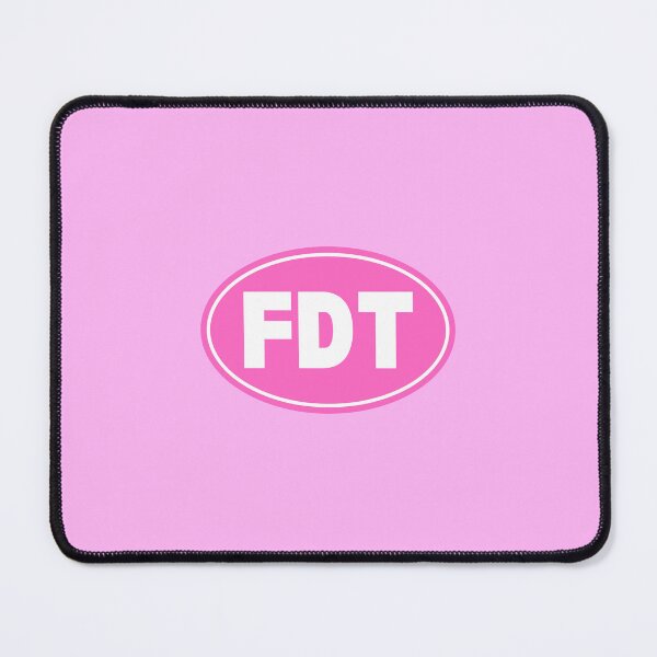 Aperçu de l'œuvre FDT (version rose) créée et vendue par Keeping Art Heavenly.