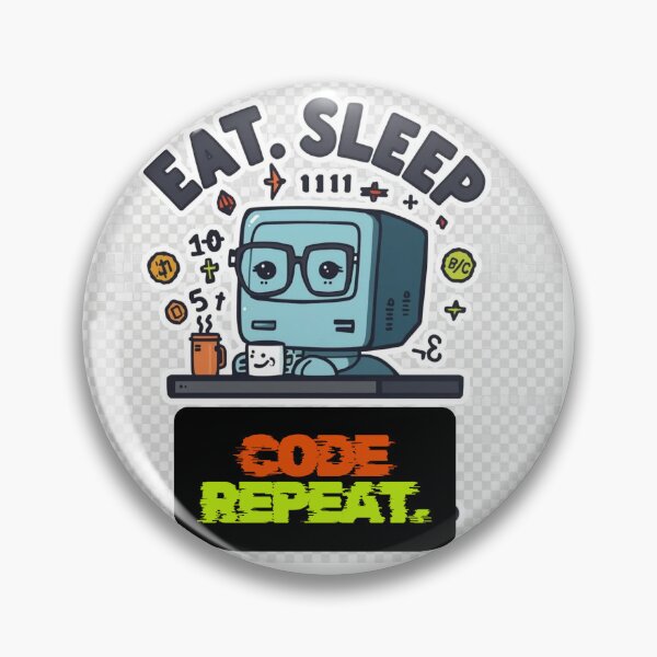 Item preview, Eat. Sleep. Code. Repeat. designed and sold by Ahmedranjha.