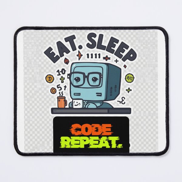 Item preview, Eat. Sleep. Code. Repeat. designed and sold by Ahmedranjha.