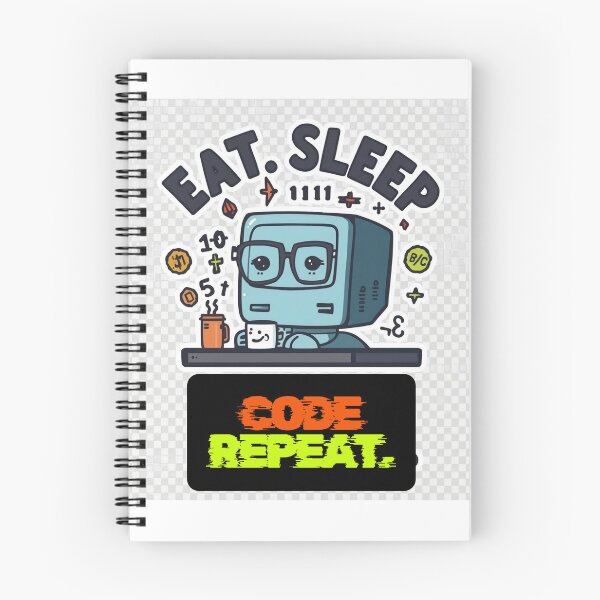 Item preview, Eat. Sleep. Code. Repeat. designed and sold by Ahmedranjha.