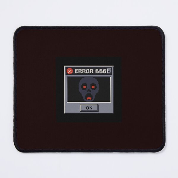 Item preview, Error 666 Glitch Screen – Retro Pixel Horror Computer Art designed and sold by ShivaniiD.