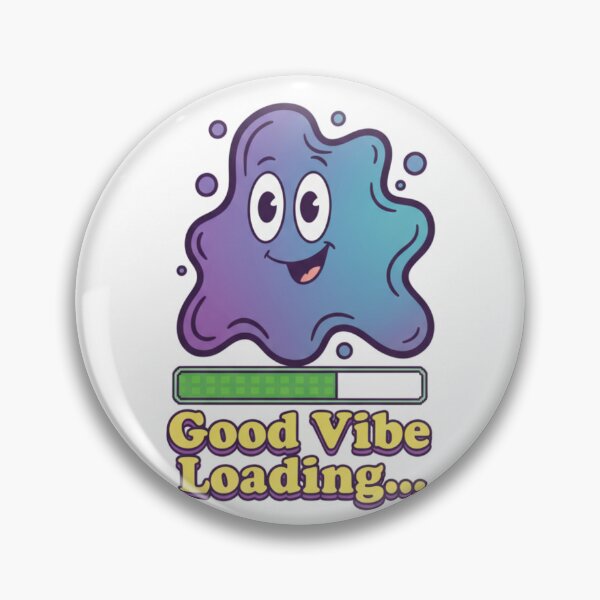 Item preview, Good Vibe Loading Positive Blob Art | Cute Mental Health Check Design designed and sold by kinany00.