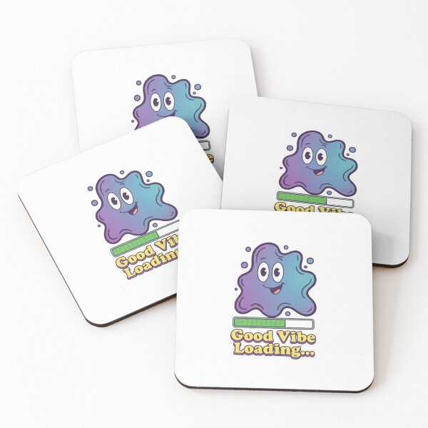 Item preview, Good Vibe Loading Positive Blob Art | Cute Mental Health Check Design designed and sold by kinany00.