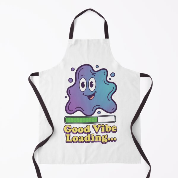 Aperçu de l'œuvre Good Vibe Loading Positive Blob Art | Cute Mental Health Check Design créée et vendue par kinany00.