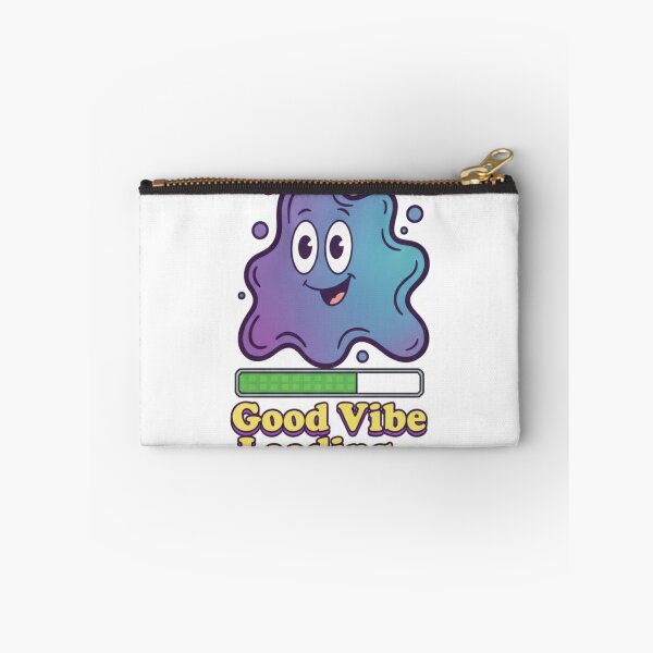 Aperçu de l'œuvre Good Vibe Loading Positive Blob Art | Cute Mental Health Check Design créée et vendue par kinany00.