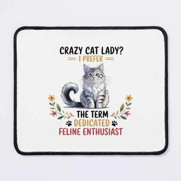 Item preview, Sarcastic Cat Lady humor designed and sold by Timeless-Twirls.