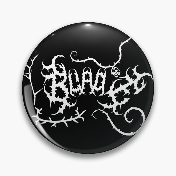 Item preview, BladE – Thorned Letters Dark Metal Design - Street Gym Aesthetics - White Logo designed and sold by Gary-Shop.