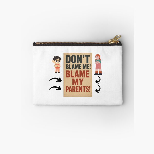 Item preview, Two brats say "Blame our parents!" designed and sold by me-me-me74.