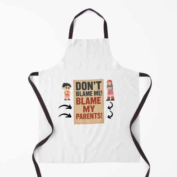 Item preview, Two brats say "Blame our parents!" designed and sold by me-me-me74.