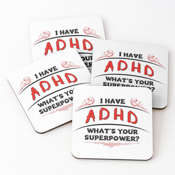 Item preview, I Have ADHD - What's Your Superpower designed and sold by TeesandTops.